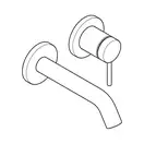 HANSGROHE Tecturis S Смеситель для раковины, черный матовый (73350670)