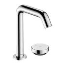 Смеситель для раковины 150 CoolStart на 2 отверстия Hansgrohe Tecturis S (цвет - хром), с донным клапаном 73353000