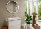 Смеситель для раковины 150 CoolStart на 2 отверстия Hansgrohe Tecturis S (цвет - матовоя бронза), с донным клапаном 73353140