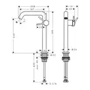 Hansgrohe Tecturis S Смеситель для раковины, хром (73370000)