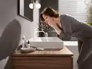 Смеситель для раковины Hansgrohe Vivenis (цвет - белый матовый), с донным клапаном (75020700) фото 2 Aquada.com.ua