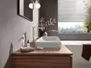 Смеситель для раковины высокий Hansgrohe Vivenis (цвет - хром), с донным клапаном (75040000) фото 2 Aquada.com.ua