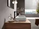 Смеситель для раковины высокий Hansgrohe Vivenis (цвет - чёрный матовый), без донного клапана (75042670) фото 3 Aquada.com.ua