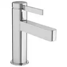 Смеситель для раковины Hansgrohe Finoris (цвет - хром), с донным клапаном Push Open (76010000) фото 1 Aquada.com.ua
