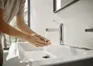 Кран для холодной воды Hansgrohe Finoris (цвет - хром), без донного клапана (76013000) фото 5 Aquada.com.ua
