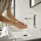 Hansgrohe Finoris 110 Змішувач для умивальника, чорний матовий (76020670)