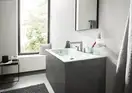 Смеситель для раковины Hansgrohe Finoris (цвет - хром), с донным клапаном Push Open (76033000) фото 2 Aquada.com.ua