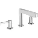 Змішувач для умивальника Hansgrohe Finoris 110 на 3 отвори з донним клапаном Push-Open, хром (76033000)