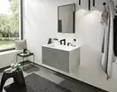 Смеситель для раковины Hansgrohe Finoris (цвет - чёрный матовый), с донным клапаном Push Open (76033670) фото 2 Aquada.com.ua