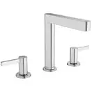 Змішувач для умивальника Hansgrohe Finoris 160 на 3 отвори з донним клапаном Push-Open, хром (76034000)