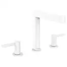 Смеситель для раковины высокий Hansgrohe Finoris (цвет - белый матовый), с донным клапаном Push Open (76034700) фото 1 Aquada.com.ua