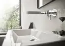 Смеситель для раковины настенный Hansgrohe Finoris (цвет - хром), излив 225 мм (76050000) фото 2 Aquada.com.ua