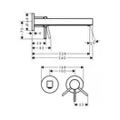 Hansgrohe Finoris Смеситель для раковины, белый матовый (76050700)