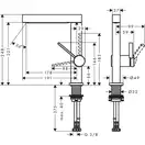 Hansgrohe Finoris 230 Смеситель для умывальника, хром (76060000)