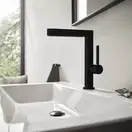 Hansgrohe Finoris 230 Смеситель для умывальника, черный матовый (76060670)