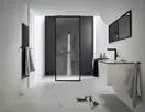 Смеситель для раковины высокий, с вытяжным душем, 2 вида струи Hansgrohe Finoris (цвет - чёрный матовый), с донным клапаном Push Open (76063670) фото 13 Aquada.com.ua