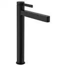 Смеситель для раковины высокий Hansgrohe Finoris (цвет - чёрный матовый), с донным клапаном Push Open (76070670) фото 1 Aquada.com.ua