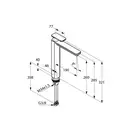 Змішувач для умивальника E2 492980575  Kludi