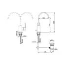 Смеситель для раковины (умывальника) KOHLMAN AXIS CHROME (QB150N)