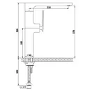 Змішувач для раковини (умивальника) KOHLMAN EXPERIENCE LONG GOLD високий (QB175E-GD)