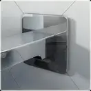 Смеситель для раковины (умывальника) KOHLMAN FOXAL CHROME + BOX скрытого монтажа (QW180F)