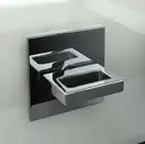 Змішувач для раковини (умивальника) KOHLMAN NEXEN CHROME + BOX прихованого монтажу (QW193U-20)