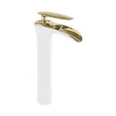 Смеситель для раковины MEXEN LYRA WHITE GOLD высокий (MEX-745310-25)