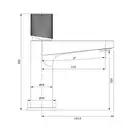 Omnires Contour Смеситель для умывальника, золото (CT8010GLB)
