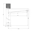 Omnires Contour Смеситель для умывальника высокий, золото (CT8012GLB)
