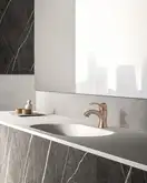 Смеситель для раковины Paffoni Leva Flavia (цвет - бронза), без донного клапана (FA071BR FLAVIA)