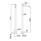 Paffoni Light Смеситель для умывальника, хром (LIG031CR)