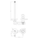 Paffoni Light Смеситель умывальника, Brushed Gold (LIG106HGSP70)