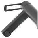 Смеситель для раковины Paffoni Ringo (цвет - чёрный матовый), с донным клапаном Clic-Clac (RIN071KNO)