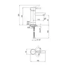 Смеситель для раковины Qtap Elit СRM 001 (QTELICRM001) фото 2 Aquada.com.ua