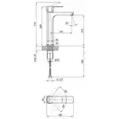 Смеситель для раковины Qtap Lipno 10H23101G (QTLIPNO10H23101G)