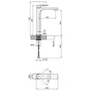 Смеситель для раковины Qtap Slavonice 1042H103B (QTSLA1042H103B)
