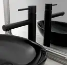 Rea Tess Смеситель для раковины, черный матовый (REA-B0229)