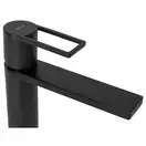Смеситель для раковины (умывальника) REA  FLIP BLACK черный высокий (REA-B2007)