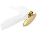 Смеситель для раковины (умывальника) REA ORBIT WHITE GOLD высокий (REA-B2053)