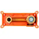 Смеситель для раковины (умывальника) REA LUNGO LONG BRUSHED GOLD + BOX скрытого монтажа (REA-B4109)