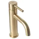 Смеситель для раковины (умывальника) REA LUNGO BRUSHED GOLD низкий (REA-B4527)