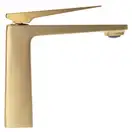 Змішувач для умивальника (раковини) REA PARKER BRUSHED GOLD LOW низький (REA-B4809)