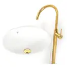 Rea Ortis Gold Смеситель для раковины, золотой (REA-B4890)