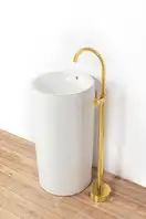 Rea Ortis Gold Смеситель для раковины, золотой (REA-B4890)