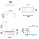Rea Oval Смеситель для раковины, хром (REA-B5124)