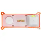 Смеситель для раковины (умывальника) REA OVAL GOLD + BOX скрытого монтажа (REA-B5125)