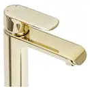 Смеситель для раковины (умывальника) REA BLOOM GOLD золотой высокий (REA-B6201)