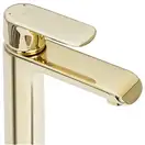 Смеситель для раковины (умывальника) REA BLOOM GOLD золотой высокий (REA-B6201)