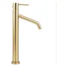 Смеситель для раковины (умывальника) REA LEVEL BRUSHED GOLD матовое золото высокий (REA-B6217)