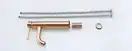 Смеситель для раковины (умывальника) REA LUNGO ROSE GOLD розовое золото высокий (REA-B6321)
